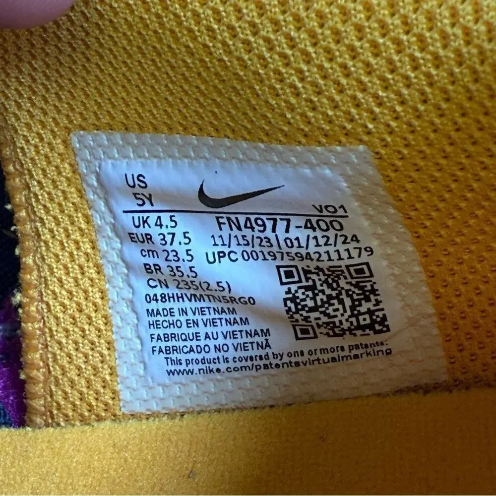 Nike JA 1 SE Camp Ja GS youth 5Y basketball sneakers university gold obsidian